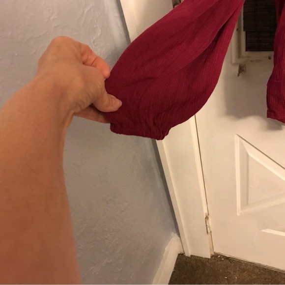 NWT Torrid Red Gauze Tunic Top - Picture 5 of 9